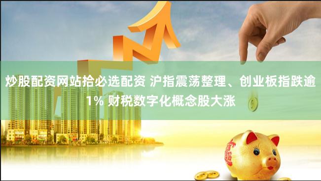 炒股配资网站拾必选配资 沪指震荡整理、创业板指跌逾1% 财税数字化概念股大涨